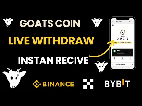 Goats Live Withdraw || Goats Withdraw Process || Goats Withdraw Binance