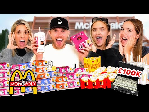 WE SPENT £100 on McDONALD'S MONOPOLY to WIN £100,000!