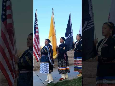 Women color guard 2024 #RomandoCayaditto #indigenous #powwow #nativewomen #culture #shorts