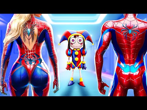 POMNI IS DEAD! Spider-Man vs. The Amazing Digital Circus: A Real-Life MURDER GAME!