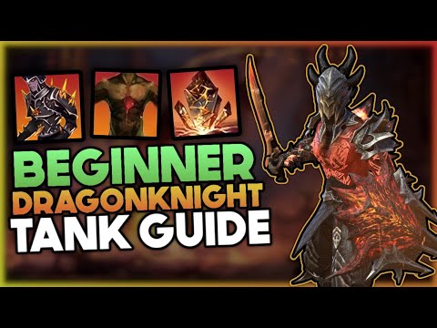 ESO Beginner Dragonknight Tank Guide & Build for PvE | Sets, Skills, CP etc. | Update 44