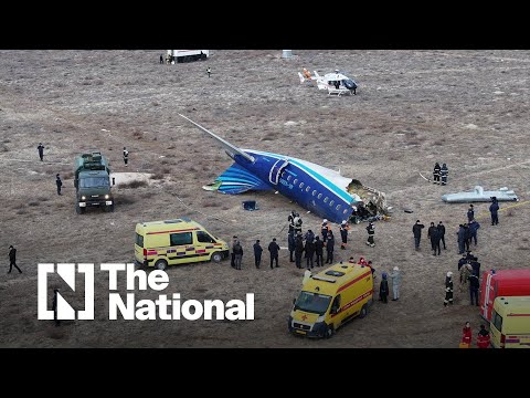 Azerbaijan Airlines plane with 67 people on board crashes in Kazakhstan