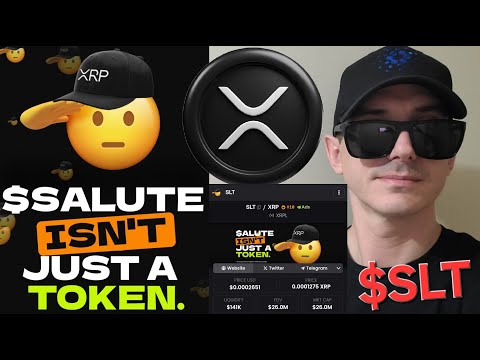 $SLT - SLT TOKEN on XRPL SALUTE CRYPTO COIN HOW TO BUY XRP MEMECOIN ARMY FIRST LEDGER NET BLOCKCHAIN