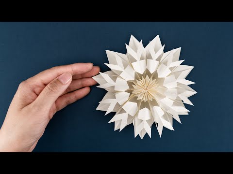 3D Star - Paper Star - Christmas Decor - Window Decoration