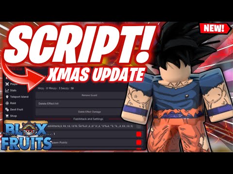 BLOX FRUITS NEW XMAS UPDATE SCRIPT PASTEBIN 2022 NEW AUTO FARM SCRIPT *UPDATE 18*