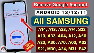 Samsung Frp Bypass Android 11/12/13 2024 || Samsung Frp Bypass TalkBack Not Working 100% Fixed