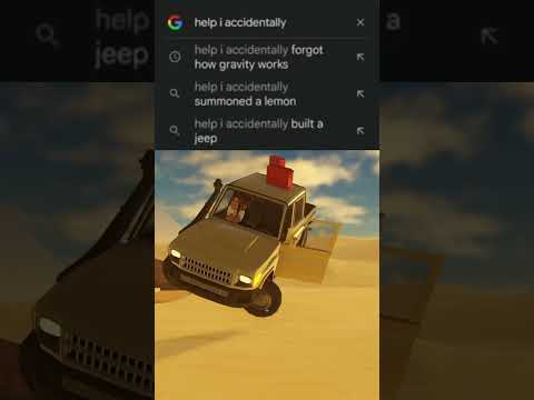 help i accidentally built a jeep || #memes #funny #shorts #roblox