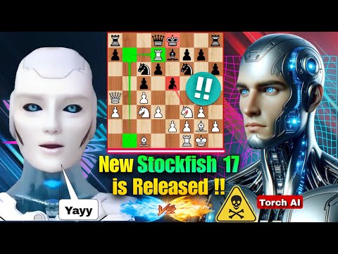 New Stockfish 17's CRAZY Rook Sacrifice In The Opening AGAINST New Torch AI | Chess Strategy | Chess