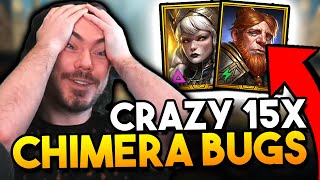 CRAZY 15X WEEKEND + CHIMERA BUGS?!? | Raid: Shadow Legends