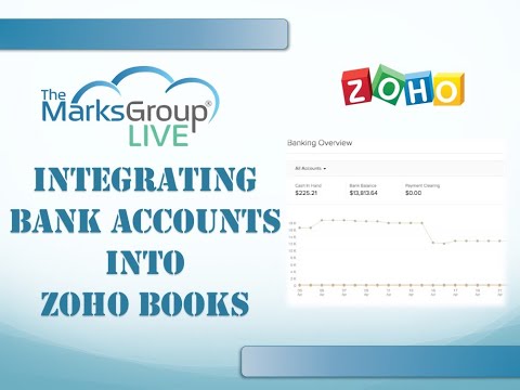 Integrating Bank Accounts into Zoho Books