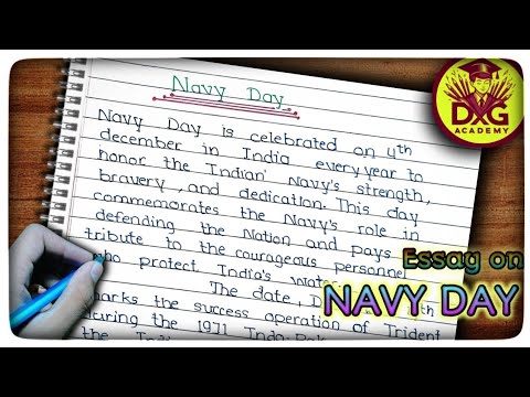 essay on indian navy day | Navy day essay | Write about Navy Day |