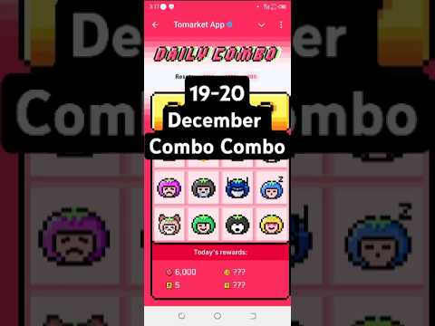 🍅Tomarket Airdrop Combo 19-20 December | Tomarket Daily Combo Today | Tomarket Secret Combo Today