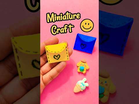 DIY Mini School Supplies 🌈🔥 Miniature craft ideas | school craft  #shorts