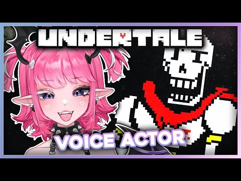 PAPYRUS VOICE ACTOR PLAYS UNDERTALE (REAL)