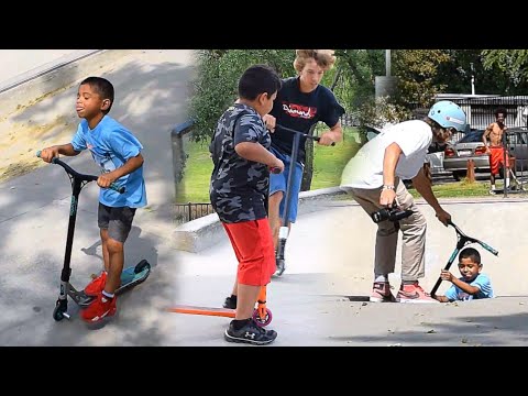 Scooter Kids Getting In The Way During A Competition