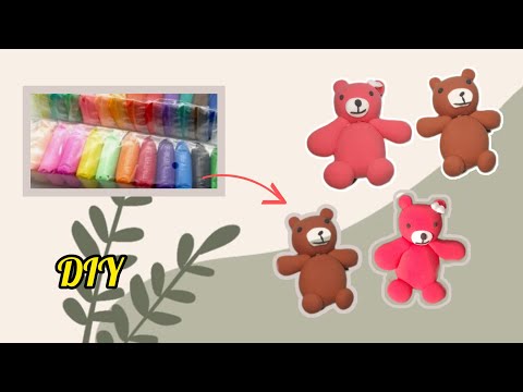 How to make clay toys* teddy bears* |Clay art|@RiazHussainarts