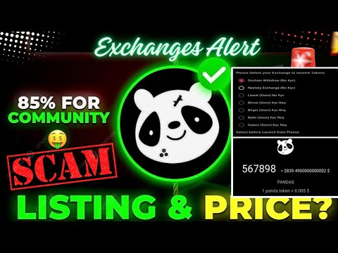 Pandas Airdrop Listing 🌟| Pandas Airdrop New Update |Pandas Airdrop Real or Fake || 🚨