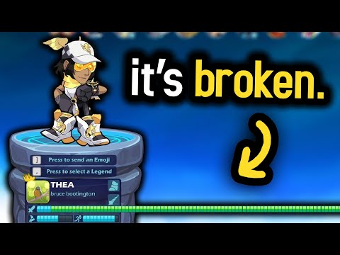 I gave myself 30X STRENGTH in Brawlhalla...