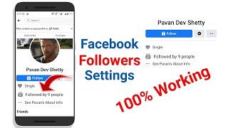 Facebook followers settings ! How to activate followers on Facebook