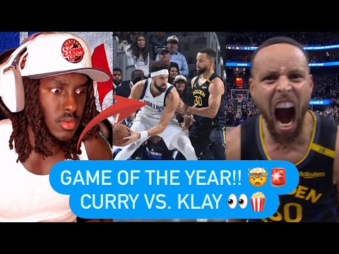 Curry Vs. Klay (HEATED GAME!!) Mavs At Warriors Highlights Reaction