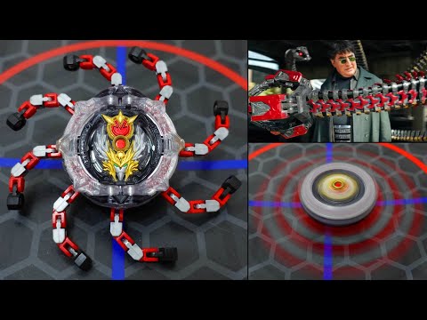 DOCTOR OCTOPUS!! Greatest Raphael Beyblade Mod! Beyblade Burst DB Doc Ock Beyblade Modification!