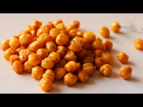 Crispy Roasted Chickpeas 脆烤鹰嘴豆，高蛋白高纤维的健康零食