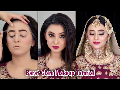 Advance Barat Glam Makeup Look 2024 || Step by Step Makeup Tutorial for Beginners | @Asma_Khan