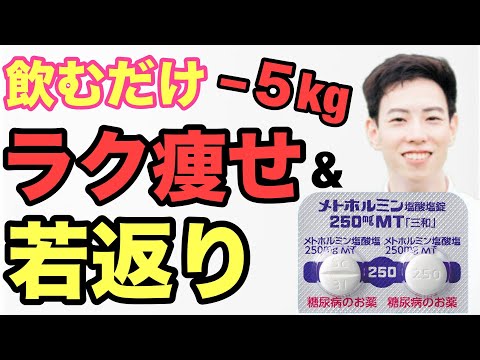 【ダイエット】痩せ薬”メトホルミン”の効果・副作用・飲み方