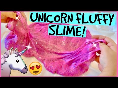 HOW TO MAKE THE BEST UNICORN SLIME!! EASY! With fruity shaving cream! NO Borax or water!