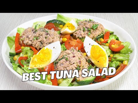 BEST Tuna Salad | How to make HEALTHY TUNA SALAD with Easy Dressing. Recipe by Always Yummy!