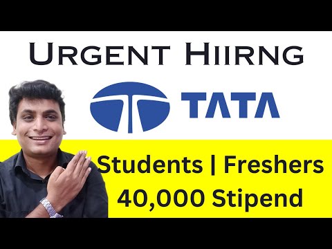 Tata Urgent Hiring For Internship Role ! Tata Intel Internship For Students & Freshers 2024