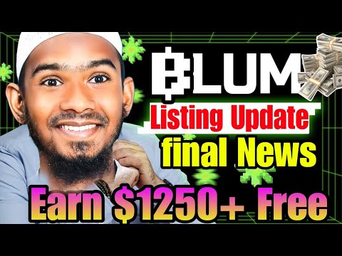 Blum Airdrop Crypto || Blum Withdraw Update || Blum Listing Update