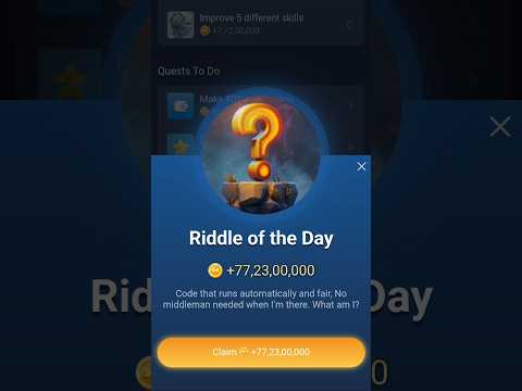 X Empire  Daily Investment Funds | Musk Empire Riddle of the Day