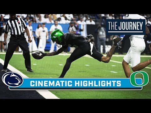 CINEMATIC HIGHLIGHTS: Oregon Tops Penn State to Capture Big Ten Football Championshp | The Journey