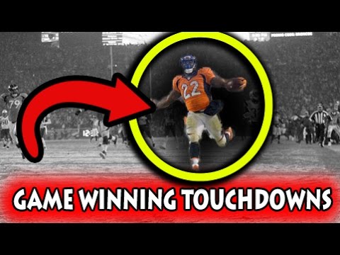 Greatest Game Winning Touchdowns in Football History