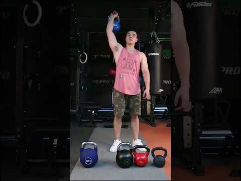 💪Competition kettlebell #kettlebellworkout #musclebuilding #homeworkout #hiit #aerobic