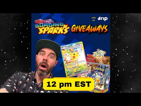 🔴Drip shop Live! Giving away over 100 Packs of Surging Sparks🔥⚡