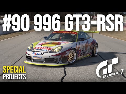 GT7 | #90 Petersen White Lightning Porsche 996 GT3-RSR Build Tutorial | Special Projects