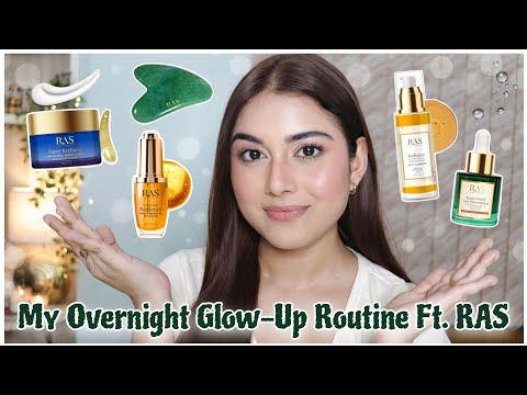 Overnight Glow-Up Routine 🌙 My Skincare Secret with RAS✨