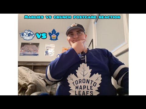 So close yet so far!! Marlies Vs Crunch Postgame Reaction Video (READ DESC)