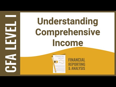 CFA Level I FRA - Understanding Comprehensive Income