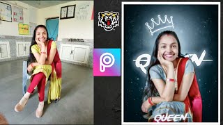 Queen Girl Photo Editing in PicsArt + Lighroom | Step by Step | Aman tech zone