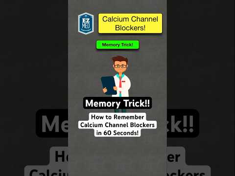 🔥 How to Remember Calcium Channel Blockers in 60 Seconds! [Pharmacology Nursing]