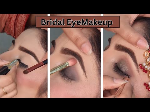 Bridal Smoky Glitter Eye Makeup Tutorial | Stunning Wedding Makeup Look for Brides