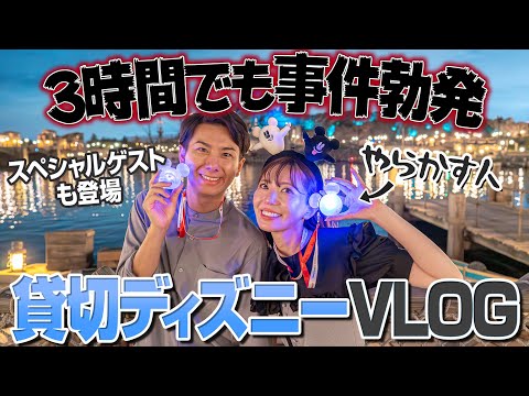 【3時間で何が出来る？】貸し切りのディズニーシーがドタバタで楽しすぎた【VLOG】