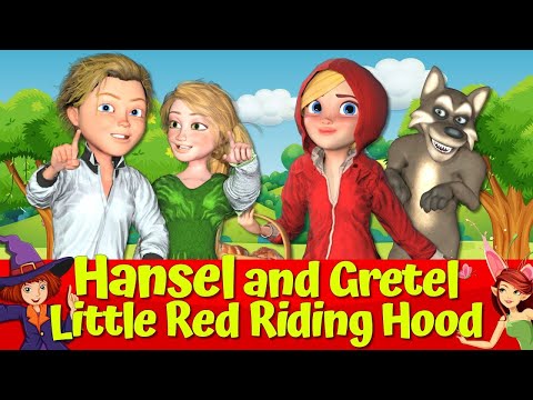 🔴 Hansel and Gretel 🔴🍭I Little Red Riding Hood and the Big Bad Wolf 🔴🐺I Animated Fairytales🌟