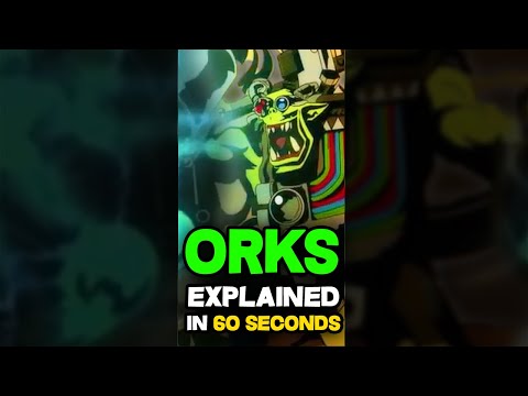 ORKS and the ORKISH POWER OF BELIEF explained in 60 SECONDS - Warhammer 40k #warhammer40klore #orks