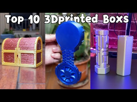 Top 10 3D Printed Boxes - Fun and Useful！2021