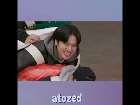 ATEEZ making sandwiches, screaming and crushing each other #ateez #funny #kpop #game #shorts