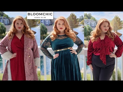 Bloomchic Holiday Plus Size Haul | Holiday Campaign | November 2022